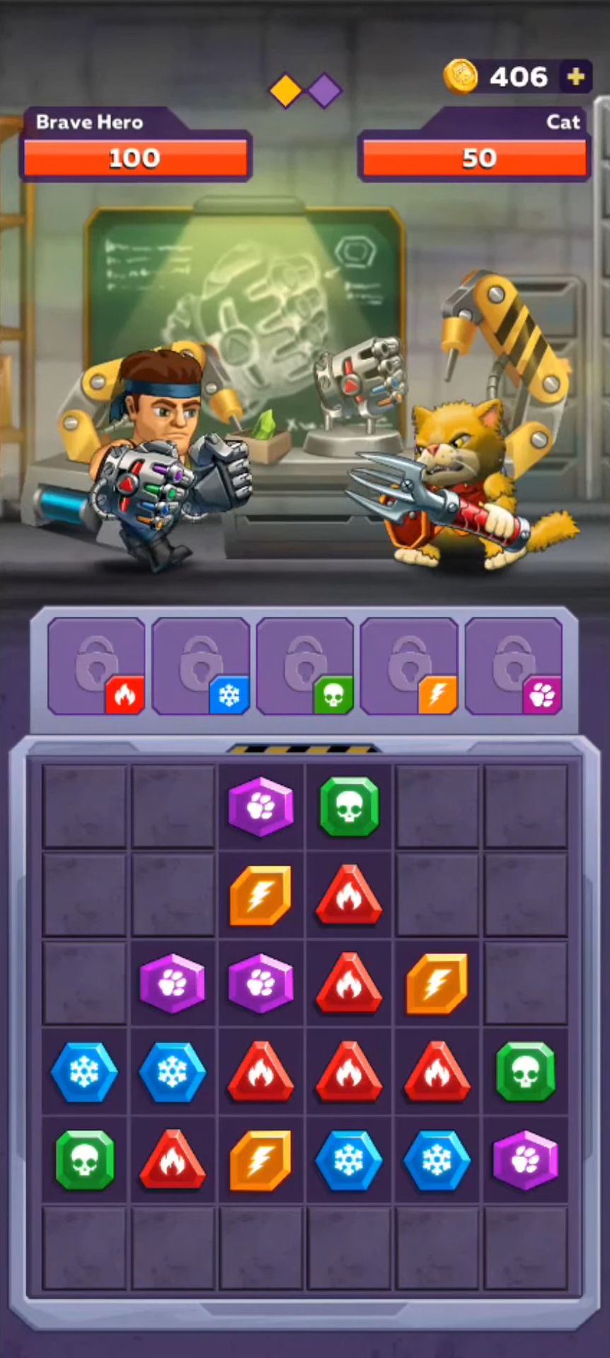 Scarica Battle Lines: Puzzle Fighter gratis per Android.