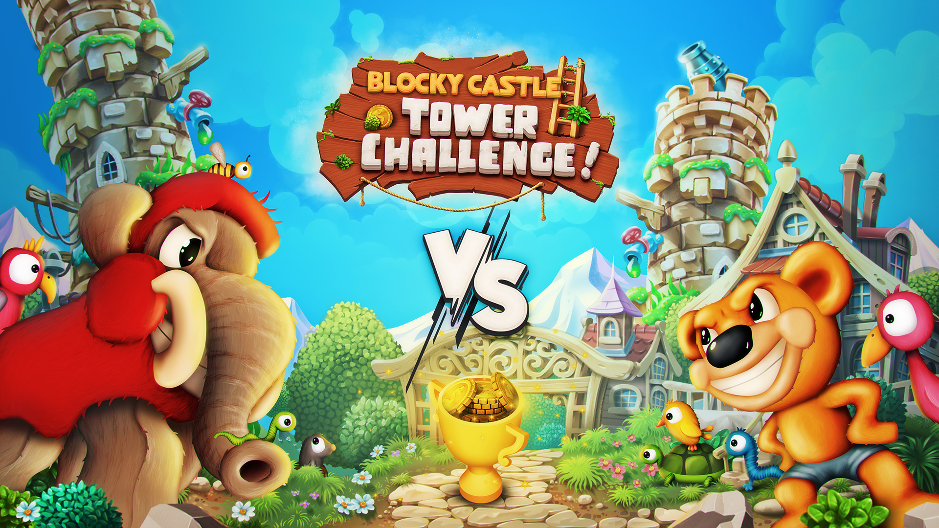 Scarica Blocky Castle: Tower Challenge gratis per Android.