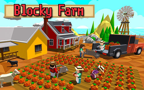 Scarica Blocky farm worker simulator gratis per Android.