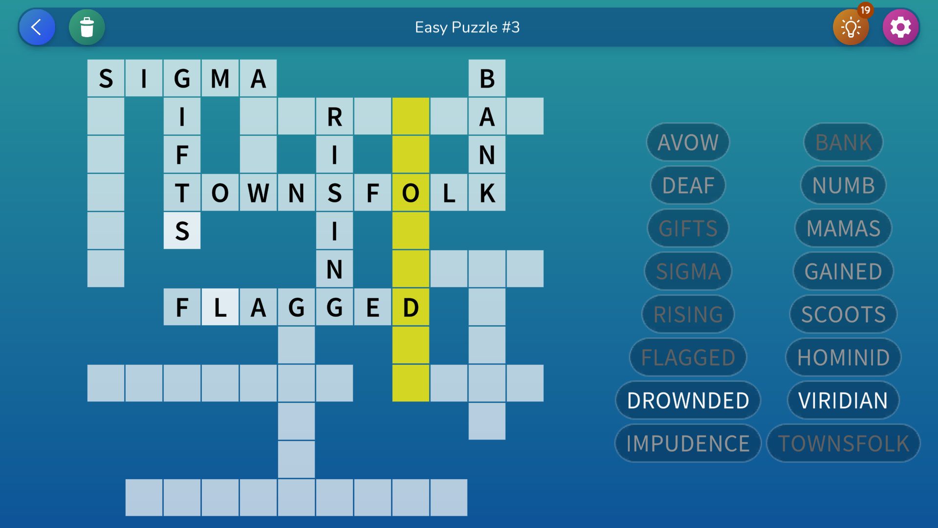 Scarica Fill-in Crosswords Unlimited gratis per Android.
