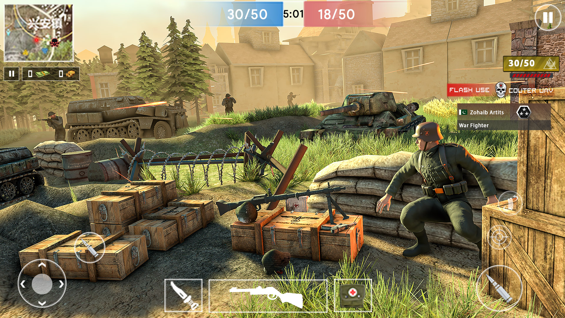 Scarica Gun Shooter Offline Game WW2: gratis per Android.