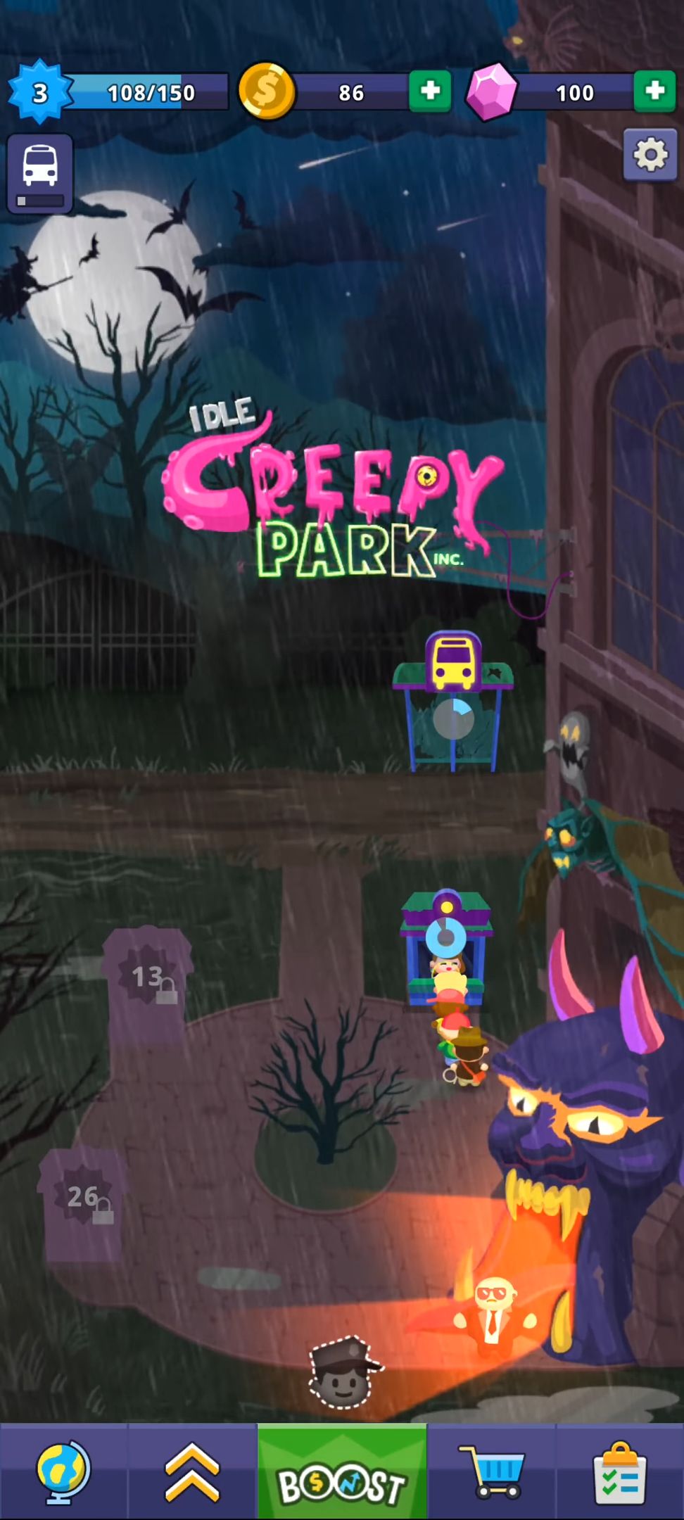 Scarica Idle Creepy Park Inc. gratis per Android.