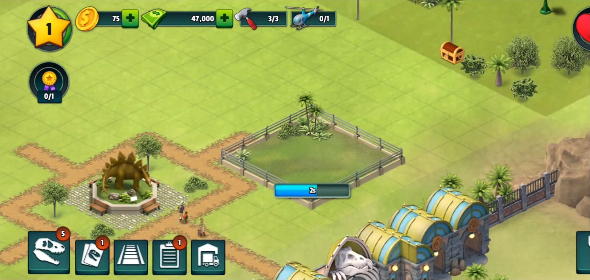 Scarica Jurassic Dinosaur: Park Game gratis per Android.