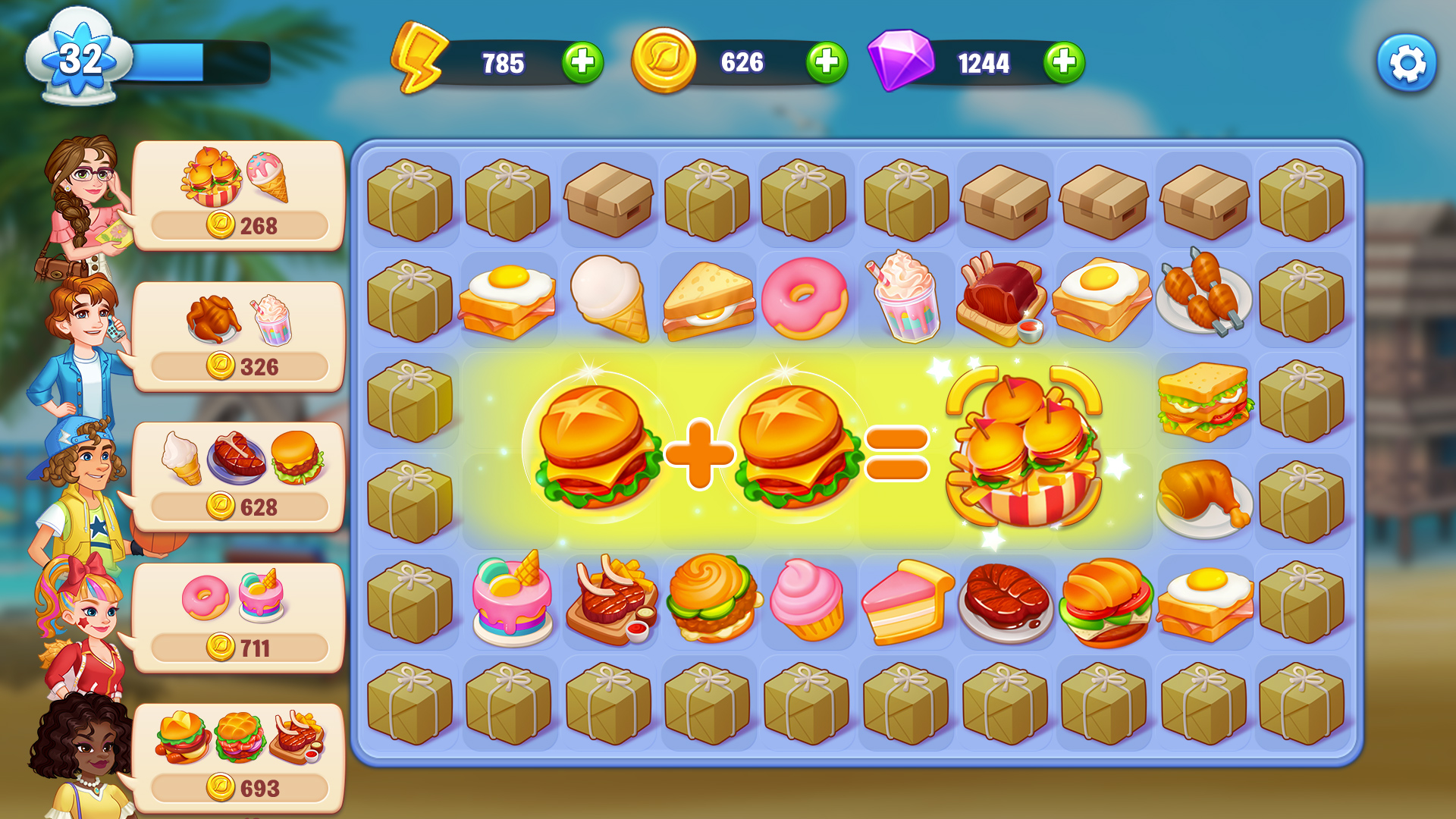 Scarica Merge Cooking: Restaurant Game gratis per Android.