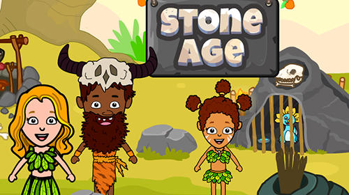 Scarica My stone age town: Jurassic caveman games for kids gratis per Android.