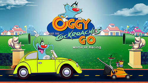 Oggy and the cockroaches go: World of racing