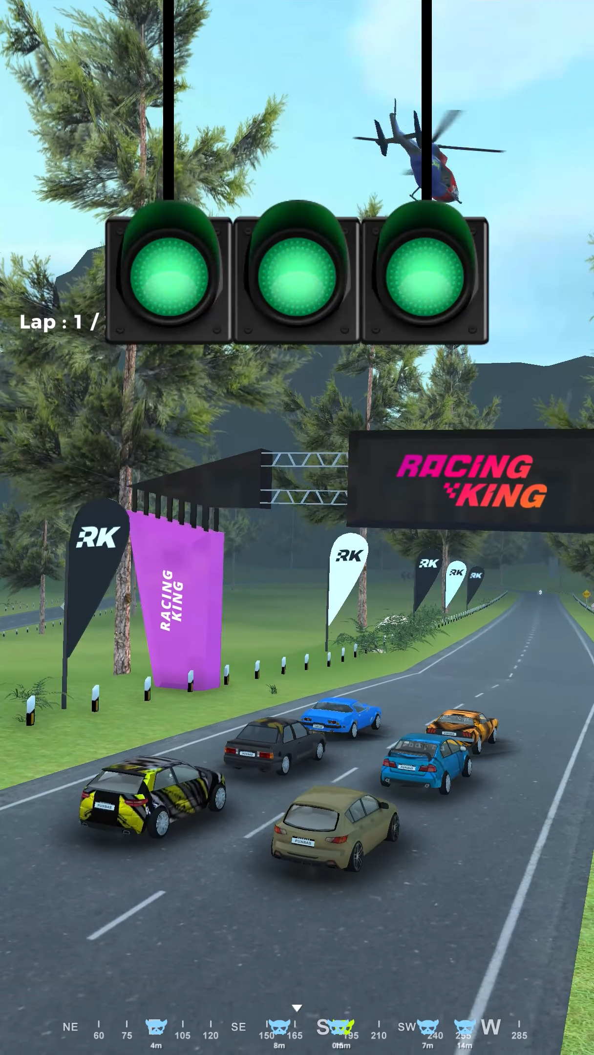 Scarica Racing King - 3D Car Race gratis per Android.