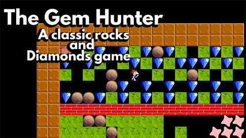 Scarica The gem hunter: A classic rocks and diamonds game gratis per Android 4.4.