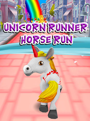 Unicorn runner 3D: Horse run