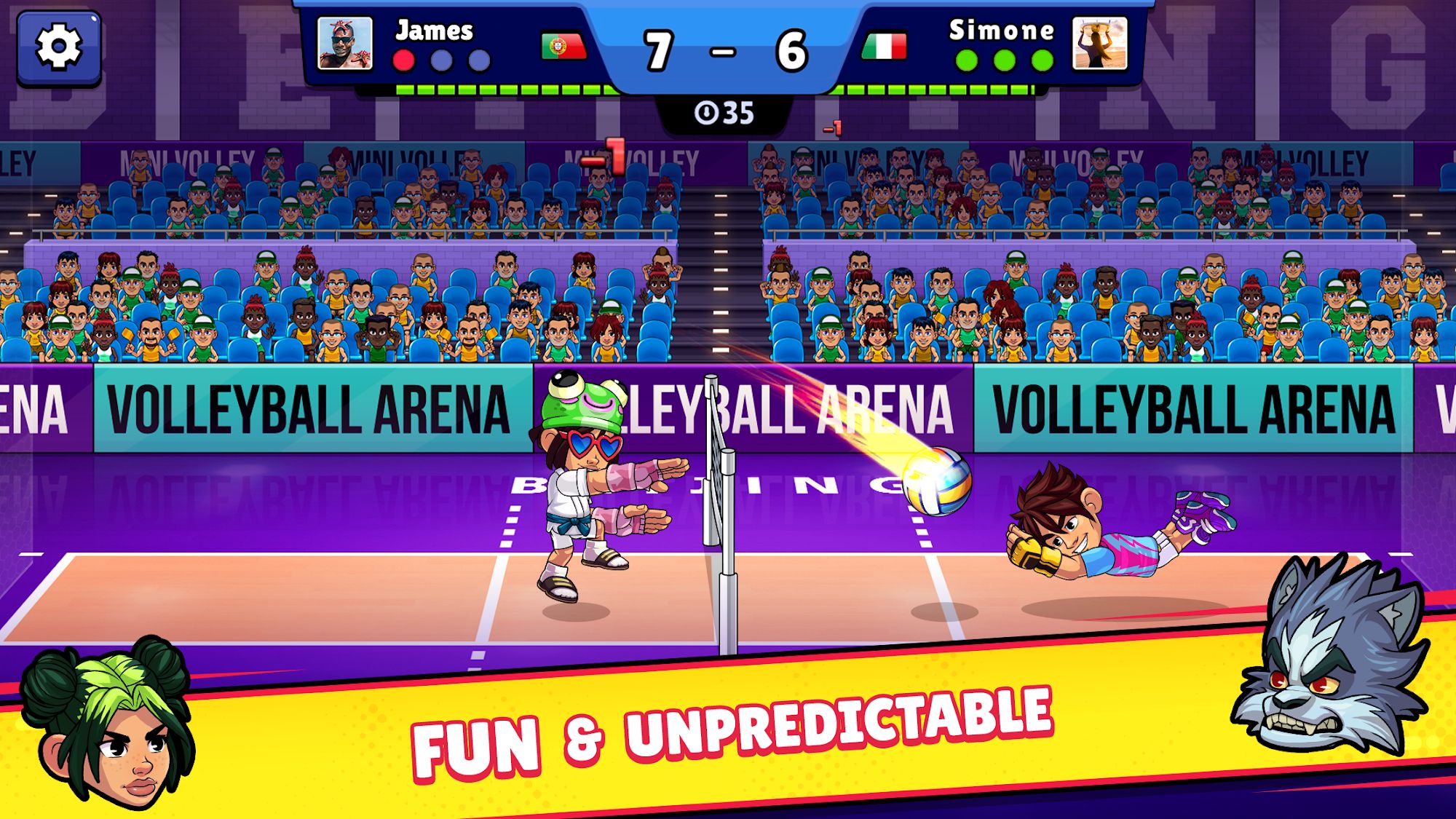 Scarica Volleyball Arena gratis per Android.