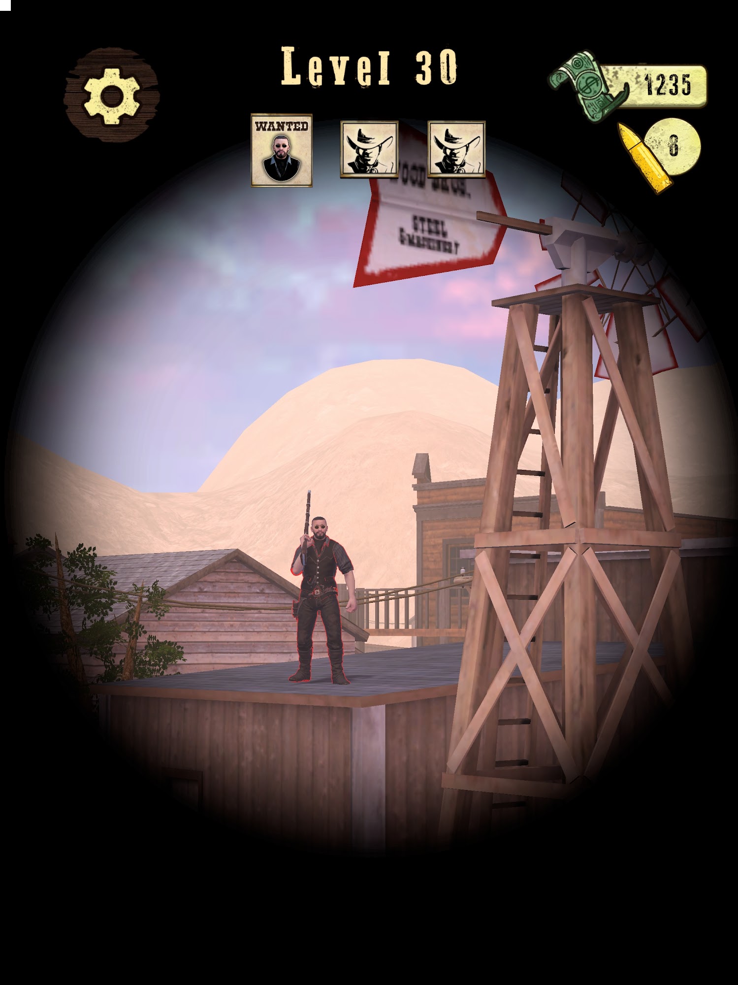 Scarica Wild West Sniper: Cowboy War gratis per Android.