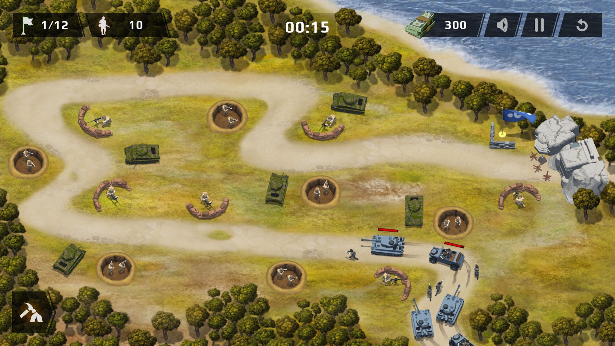 Scarica WWII Defense: RTS Army TD game gratis per Android.