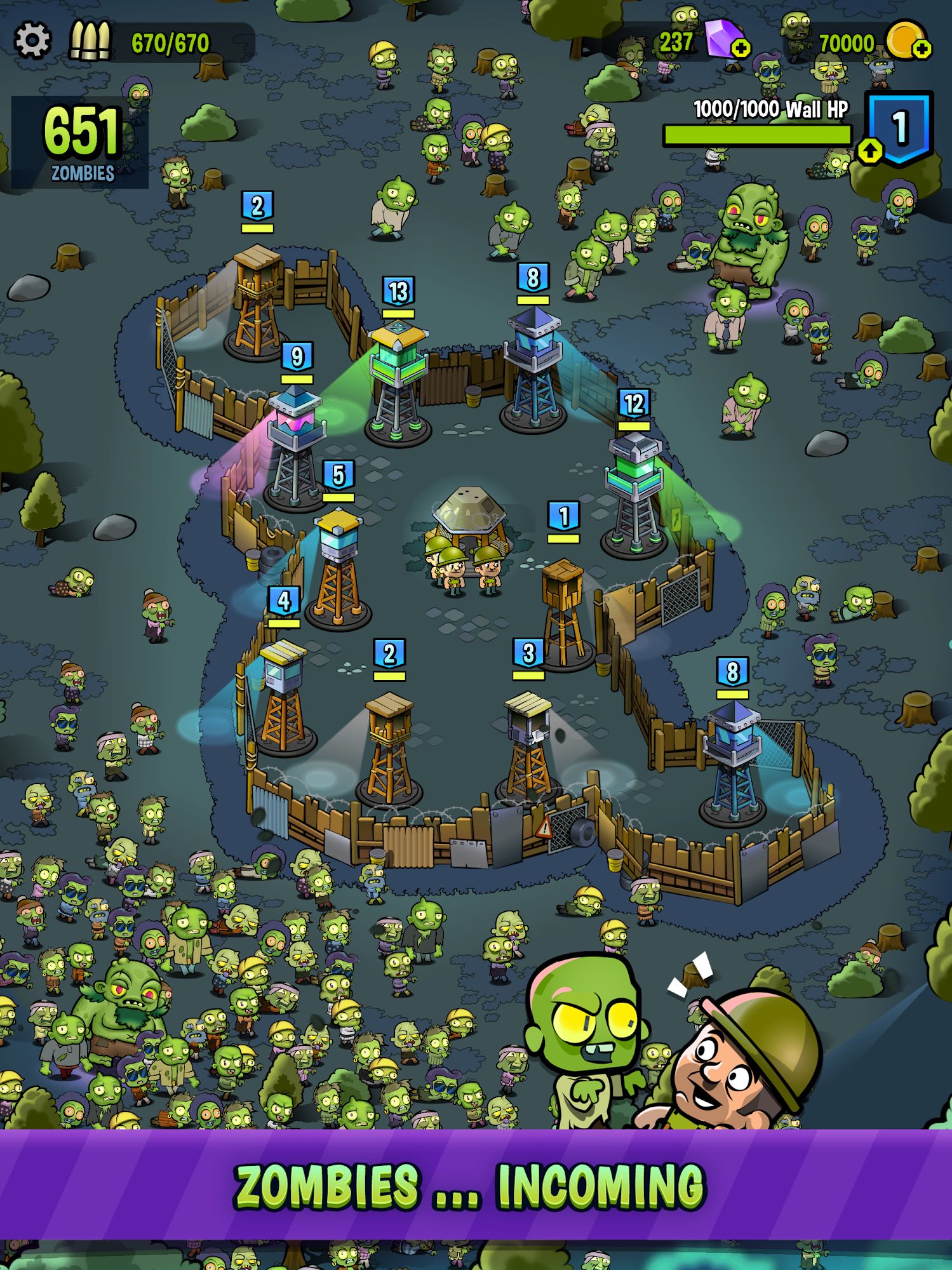 Scarica Zombie Towers gratis per Android.