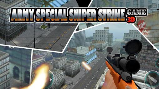 Scarica Army special sniper strike game 3D gratis per Android.