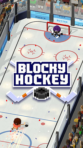 Scarica Blocky hockey: Ice runner gratis per Android.