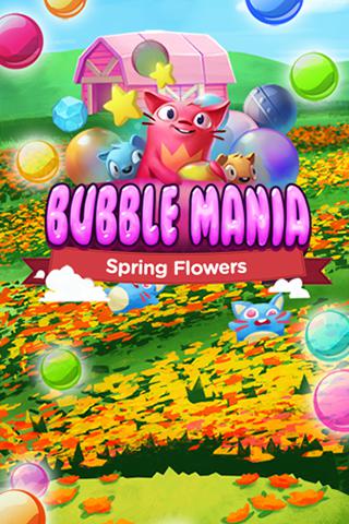 Scarica Bubble mania: Spring flowers gratis per Android.