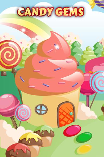 Candy gems and sweet jellies