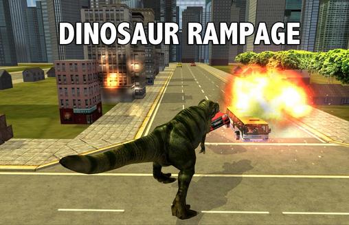 Dinosaur rampage: Trex