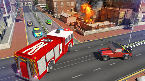 Fire engine truck simulator 2018