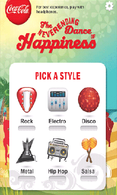Scarica Neverending Dance of Happiness (Coca - Cola) gratis per Android.