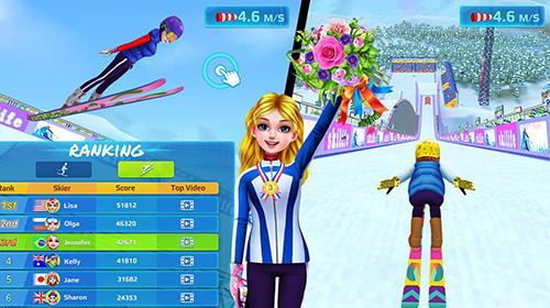 Ski girl superstar: Winter sports and fashion game