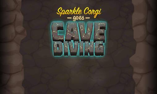 Sparkle corgi goes cave diving