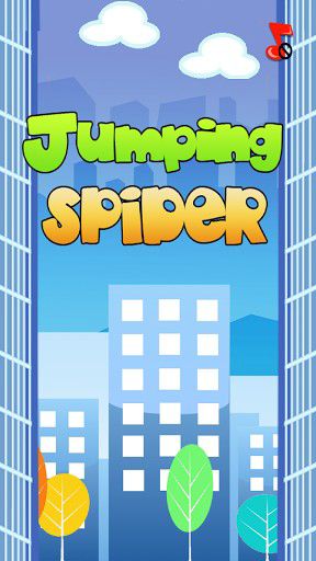 Spider jump man. Jumping spider
