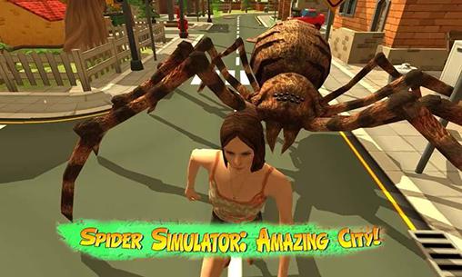 Scarica Spider simulator: Amazing city! gratis per Android.