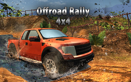 SUV 4x4 offroad rally driving