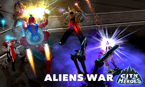 City heroes 3D: Aliens war