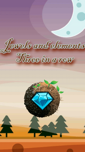 Scarica Jewels and elements: Three in a row gratis per Android.