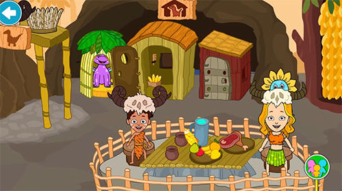 My stone age town: Jurassic caveman games for kids