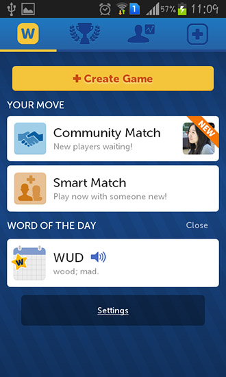 New words with friends