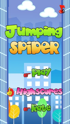 Spider jump man. Jumping spider