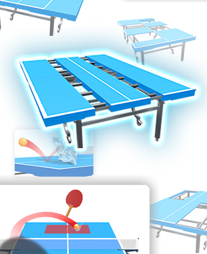 Table tennis 3D virtual world tour ping pong Pro