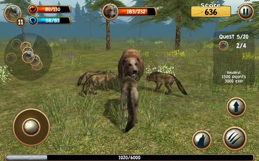 Wild wolf simulator 3D