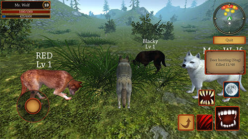 Wolf simulator evolution