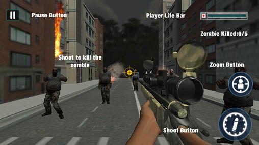 Zombie sniper shooting 3D