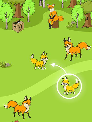 Angry fox evolution: Idle cute clicker tap game