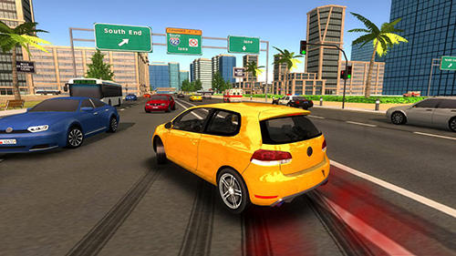 Drift car city simulator