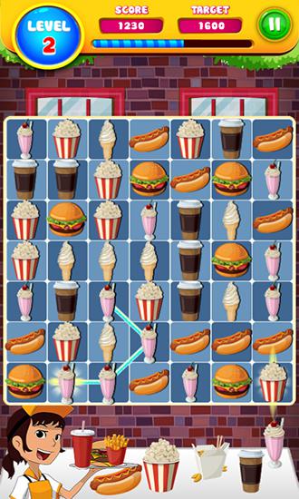 Fast food: Match game