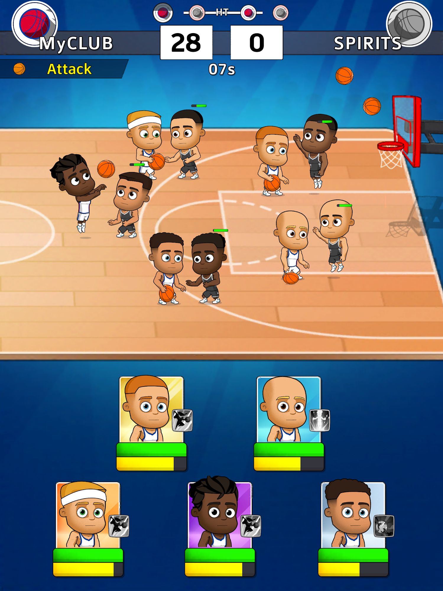 Idle Five - Be a millionaire basketball tycoon