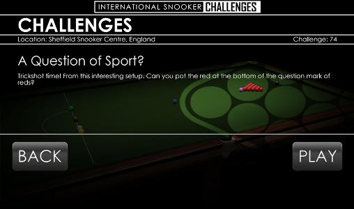 International snooker challenges