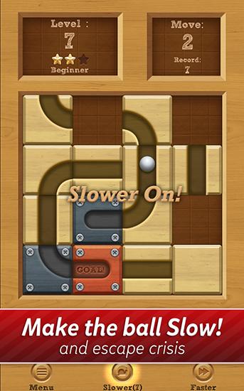 Roll the ball: Slide puzzle