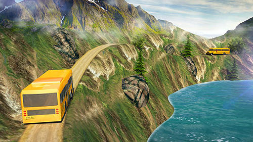 School bus: Up hill driving