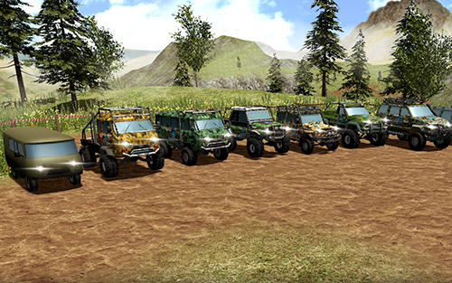 UAZ 4x4 offroad rally