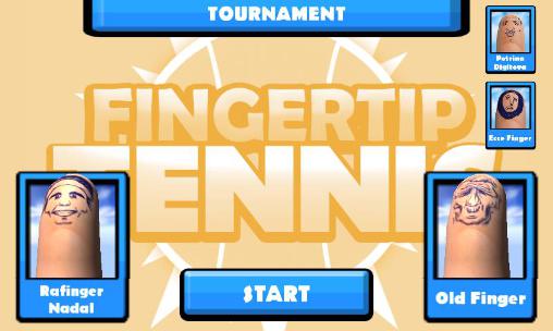 Fingertip tennis