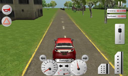 Modern car driver 3D
