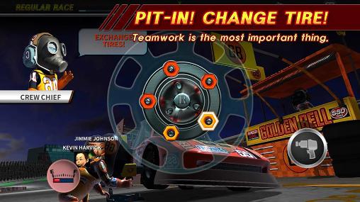 Pit-in racing