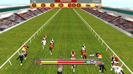Horse racing simulation 3D